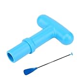 Paddelgriff Kajak – Kajak Kanu T-gebogener Ergo-Griff – ergonomisches Boots-Ruder-Kontrollzubehör für Freizeit-Kajakfahrer, Kanu-Enthusiasten, Paddleboarder, Bootsfahrer, Entdecker