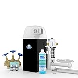 ShinySoft Wasserenthärtungsanlage | Entkalkungsanlage für bis zu 4 Personen inkl. wählbarem Anschlussset | Antikalkanlage (ShinySoft8, Anschlussset 4)