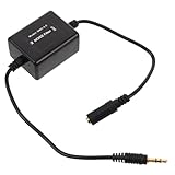 Angoily Aux Audio Sound Filter für Auto Effektiver Geräuschfilter gegen Brummen und Störungen Kompakter Ground Loop Isolator Einfache Plug-and-Play Installation für Klare Audioqualität