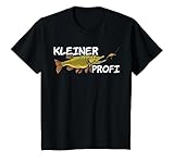 Kinder Kleiner Profi Fische Angelkleidung Kinder Junge Angler Hecht T-Shirt