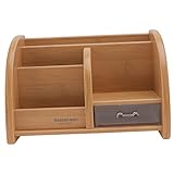 STOBOK 2St kreativer stifthalter aus holz Bleistift-Stift-Organizer Tischregal office organizer büro organizer schreibwaren Bleistiftbehälter Stift-Organizer für den Schreibtisch hölzern