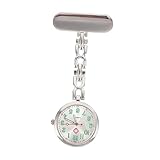 WRITWAA 1Stk Schwesterntisch Medical Watch ok uniclue Clip-on-Uhr oq Mädchen Digitaluhr Damen-Digitaluhren Clip-Taschenuhr Mode Krankenschwester Uhr Hängende Taschenuhr Legierung Silver