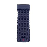 Feriany Einzelpersonen-Rautenförmiges TPU-Luftkissen für Outdoor-Zelt-Isomatte Camping-Luftpumpe Reisen Wandern