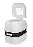 BESTIF Campingtoilette Mobile Chemietoilette Camping WC Tragbare Toilette mit Toilettenpapierfach Reise Klo Toilette 190 kg Tragkraft