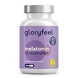 Melatonin Komplex - Mit L-Tryptophan, Vitamin B6 & Magnesium - 240 Kapseln hochdosiert im 4-Fach-Komplex - 100% vegan, laborgeprüft und ohne unerwünschte Zusätze in Deutschland hergestellt