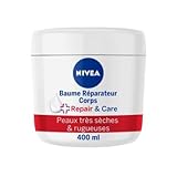 NIVEA Repair & Care Repair Balm für Gesicht, Körper & Hände für sehr trockene Haut (1 x 400 ml), Creme mit Vitamin E & Glycerin für raue, extra trockene Haut, feuchtigkeitsspendende Körperpflege 72