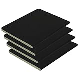 Toyvian 4 Stück Pack Kleiner Skizzenbücher A6 Leere Skizzenblöcke mit Markerpapier Kompakte Selbstgemacht Malbücher für Reisen und Zuhause