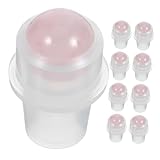 iplusmile 9 Stück Teiliges Ersatz Rollerköpfe für Ätherische Ölflaschen Natürliche Quarzkugeln Gleichmäßige Verteilung Langlebig Einfach Montierbar Geeignet für Aromatherapie und DIY