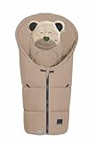 Odenwälder BabyNest Fußsäckchen Mucki Peach Skin I Warmes Winterfußsäckchen für Babyschale I Winterfußsack, Babyfussack | Fußsack atmungsaktiv, waschbar | Kinderfussack Jungen Mädchen | ab Geburt