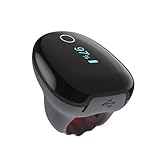 Wiederaufladbares O2 ring Bluetooth-Blutsauerstoffmessgerät für die Fingerspitze zur kontinuierlichen Messung von SpO2 und Pulsfrequenz