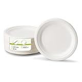 GREENBOX - Zuckerrohr-Teller Ø 22 cm, rund, 500 St.