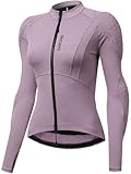 WOSAWE Gepolsterte Motorradjacke für Damen, mit Rüstung, für Sommer und Sport, Neu Lila, S