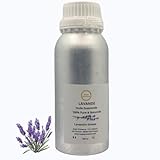 Ätherisches Lavendelöl, 1 Liter, französischer Produzent/Ernte von Lustigen, 100 % rein und natürlich, für Diffusor, Aromatherapie, Entspannung, Massagen