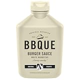BBQUE - Burger Sauce White Barbecue - Weiße Barbecue Sauce - Cremig-rauchig mit fruchtiger Note - Squeeze-Flaschen 1x 400 ml