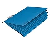 Original Falken 20er Pack Projekthefter und Personalhefter UniReg. Made in Germany. Aus Recycling-Karton für DIN A4 kaufmännische Heftung blau Blauer Engel Personalakte Personalmappe