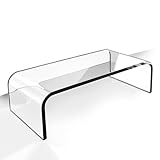 Acrylglas Monitorerhöhung 34x20x10 cm - Premium Monitorständer aus Deutschland - Ergonomische Bildschirmerhöhung inkl. Reinigungsset - Praktischer Schreibtischaufsatz fürs Büro & Homeoffice