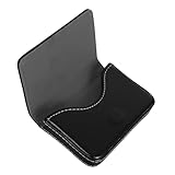 Gadpiparty Edelstahl Visitenkartenetui mit Magnetverschluss Wiederverwendbarer Kartenhalter für Herren Kompakte Business Card Box für Id karten und Notizen Praktischer Organizer in Schwarz