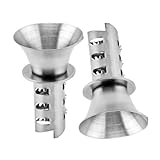 Sosoport 2Stücke Manuelle Zitronenpresse aus Praktische Zitruspresse für Frischen Saft für Zuhause Obstläden und Cafés Leicht und Tragbar