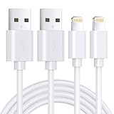 iPhone Ladekabel,Lightning Kabel [2Pack1M] MFi-Zertifiziert iPhone Kabel USB Lightning kabel Für Apple iPhone 14 13 Pro Max Mini XS XR X 8 7 6 6s Plus 5 SE, iPad Air(Weiß)