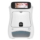 HCAUYNN Digitaler Nagelkunstdrucker Mit MetallgehäUse, 1200 DPI DruckauflöSung, Druckvorgang In 25 Sekunden, 5-Zoll-Touchscreen