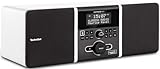 TechniSat Digitradio 305 Klassik Edition DAB Radio (mit Bassreflex-Holzgehäuse, DAB+, UKW, stationäre Bedienung, Direktwahltaste zu Klassikradio) weiß