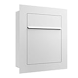 Unterputz-Briefkasten, Design Einbaubriefkasten Bari Weiss - Bravios
