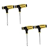 JECOMPRIS 4stücke Teiliges Reifenreparaturset Für Auto Und Tubeless Pannenset Mit Einstech Und Gewindedrehbohrern Für Effektive Reparaturen Unterwegs