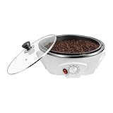 MINRS Elektrischer Kaffeeröster 1200W 0-240 °C Einstellbare Kaffeeröstmaschine für Haushalt Electric Coffee Roaster Machine Kleiner Haushaltskaffeeröster für Zuhause, Elektrischer Coffee Roaster Machi