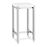 Royal Catering RCBC-01 Metzgerblock 40 x 40 cm 5 cm dicke Schneidplatte Hackklotz Küche Hackblock Metzger Block