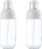 ASEELO 2 x Sprühflasche/transparente Sprühflaschen mit feinem Nebel/wiederverwendbare leere Kunststoff-Reiseflasche/Kosmetik-Sprühflaschen (120 ml)