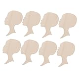 ARTSEWPLY 2 Sätze Teiliges Unbehandelte Holzscheiben Aus Holz Kleine Diy Holzzuschnitte Zum Bemalen Und Basteln Handgefertigte Holzscheiben Für Kreative Dekoration Und 8 Stück * 2