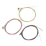 MILISTEN 3 Saitensätze Folk-Saitensatz spanische Gitarrenparts akustische Gitarrenparts Zubehör für Musikinstrumente Reparaturteile für Instrumente Gitarrenteile E-Gitarren-Teile Metall