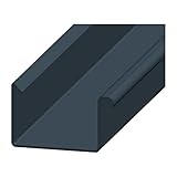 4 Home & Garden | Einzelteile Dachrinnensystem RG 70 Typ 200 Fallrohr DN 60 | Kunststoff PVC Anthrazit | Verbinder Stutzen Rinnenhalter (Dachrinne 100cm)