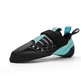 omcam Männer Frauen Indoor Boulderschuhe Anti-Rutsch Anfänger Felswand Klettern Trainingsschuhe Für Sport Und Fitnessstudio,Blau,39 EU