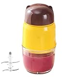 Mini-Küchenmaschine für Babynahrung – robuster Kunststoffmixer, Schlammmixer | vollautomatischer Multifunktions-Zerkleinerer mit Breifunktion zum Mixen von Reis, Fleisch und Babykost in der Küche