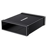 CENMATE Optisches Laufwerksgehäuse für 5,25-Zoll-Blu-Ray/CD/DVD-SATA-Laufwerk, 3* USB-Host, Aluminium Externes Gehäuse mit USB-A/C3.0-Kabel, HotSwap-fähig (KEIN Laufwerk, Keine IDE-Unterstützung)