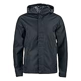 Clique - Herren Softshelljacke Webster Polyester Winddicht Wasserdicht für Skifahren Trekking Wandern Reise Berg verschiedene Farben und Größen, Schwarz , XL