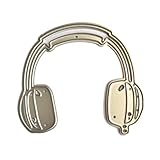 LUCKGONI Metall-Stanzformen für Kopfhörer, Scrapbooking, Stanzform, Kartenprägung, Fotoalbum, Vorlage, Dekoration, Handwerk