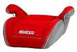 Sparco SPC3002RS3CM Booster Sitz für Kinder Gruppe III Rot/Grau 3Cm, Red