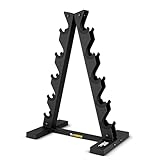 TREX SPORT Hantelablage Kurzhantel Rack Kurzhantelständer TX-055DR | Gewichteständer für Kurzhanteln mit Gummierte Halterungen | Hantelständer bis 150 kg