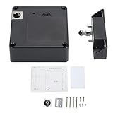 NFC Schrankschloss, Unsichtbare Elektronische Schubladenschlösser für Speisekammer, Kleiderschrank, Schuhschrank, Fernsehschränke, mit Verwaltungskarte, Ohne Bohren, Saunaspind