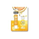 Sence Vitamin C Lippenbalsam mit LSF30, Vitamin E und Olivenöl, vegan beauty lip balm, kosmetik lippenstift, Lippenpflege gegen trockene Lippen, für Männer und Frauen, 2er Pack (2 x 1 Stift)