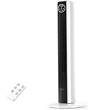 Antarctic Star Tragbarer Standturmventilator 85° Oszillierend Leise Kühlung 12 Stunden Timer Fernbedienung Flügellos Elektrisch 3 Windgeschwindigkeiten 4 Modi