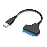 GeekerChip USB zu SATA Adapter Kabel für 2,5 'SSD/HDD Laufwerke,SATA auf USB 3.0 Externer Konverter und Kabel,USB 3.0-SATA III Konverter(SATA-USB 3.0 Konverterkabel)