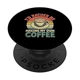 Ich mache lieber meinen eigenen Kaffee PopSockets mit austauschbarem PopGrip