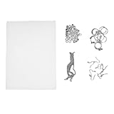 Schrumpffolien-Papier-Set mit Buntstiften, Ohrringhaken, Loch und mehr Kunstausstellungsmaterialien