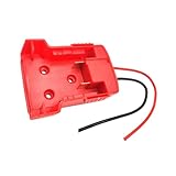 Gatuida Battery Adapter Lithium ionen Akku Adapter mit Hochstromkabel Hitzebeständig Stoßfest und Kratzfest für Vielseitige Stromversorgung