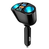 12V-24V/120W Auto Zigarettenanzünder Splitter USB Autoladegerät Dual USB Autoladegerät Schnellladung Netzteil für Smartphones/GPS/Fahrzeuggeräte