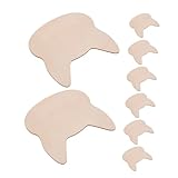 OSALADI 8 Stück Katzenkopf Ornamente Kleine Leere Ausschnitte Für Katzenliebhaber Geformte Realistische Tier Katzenköpfe Ausschnitte Für Unfertige Halloween Großanhänger Basteln