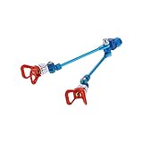 Hyuduo Luftless Lackspray Doppeldüsenstangenverlängerung 2 Düse Hartlegellegale Leichtschachtelung Leicht Einfach für Halter